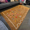 Vintage Moroccan Rug - Dark Mustard